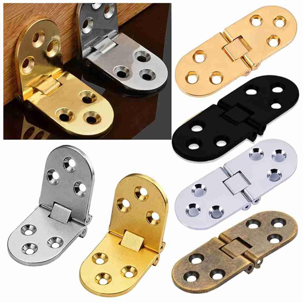 Bộ 2 Bản Lề Cửa Hợp Kim Kẽm Hình Bướm Xoay 180 Độ