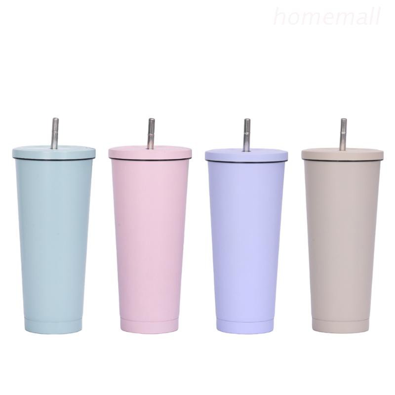 HO Travel Mugs 25OZ Insulated Tumbler Stainless Steel with Straw and Lids Travel Coffee Cup Drinking Cup for Camping Hiking