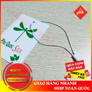 1000 cái_dây treo tag _Nhãn mác  quần áo ACCA__bền đẹp .Dây treo bằng chỉ _Dây dù dễ dàng thao tác