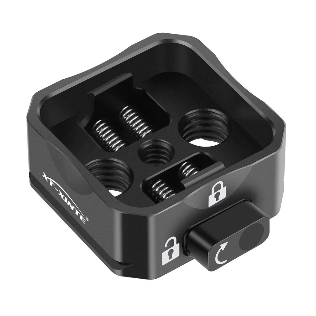 Tấm Chuyển Đổi Tháo Lắp Nhanh XT-XINTE Với Ốc Vít 1 / 4 '' Tương Thích Với Máy Ảnh GoPro