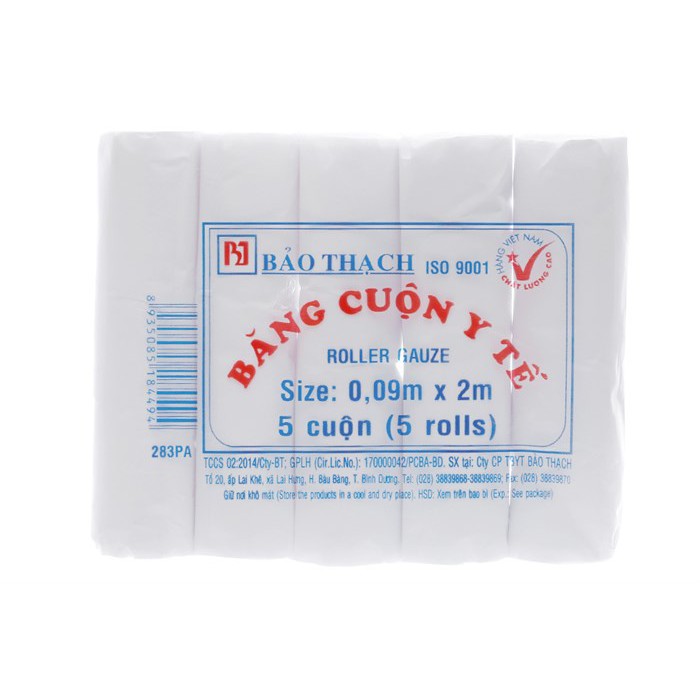 Băng Cuộn Y Tế Bảo Thạch Nhiều Kích Thước