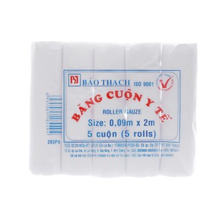 Băng cuộn y tế Bảo Thạch (5 cuộn/bịch)