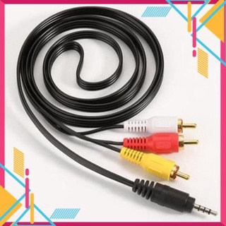 Dây loa av 1 đầu 3.5 ra 3 đầu av dây dài 1.5m -tps-