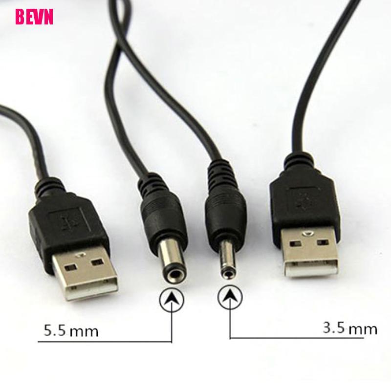 DC Dây Cáp Chuyển Đổi Cổng Usb Sang Cổng 2.5 3.5 4.0 5.5mm 5v | BigBuy360 - bigbuy360.vn