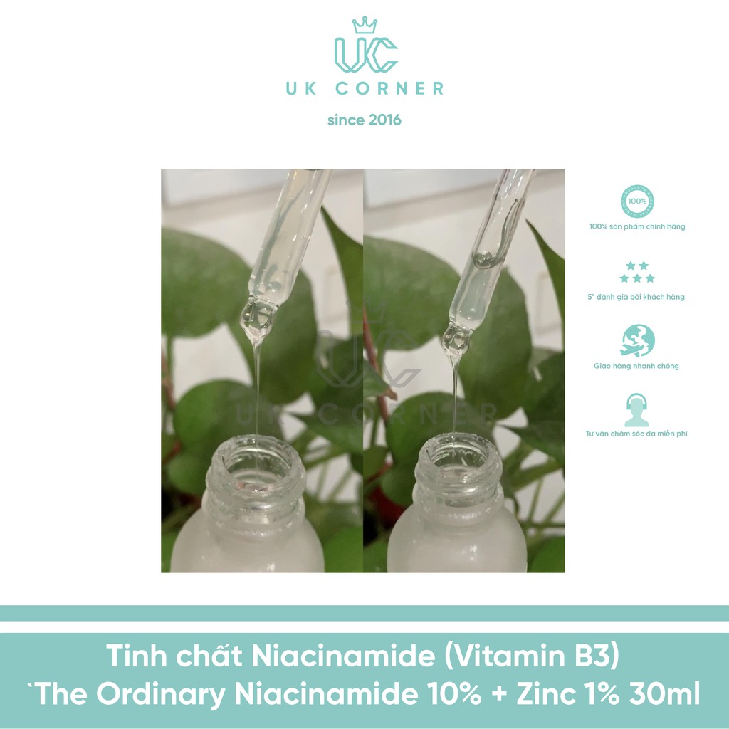 [Serum] Tinh chất Niacinamide (Vitamin B3) The Ordinary Niacinamide 10% + Zinc 1%
