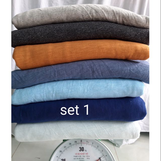 2 sét vải cotton chị tiến +1