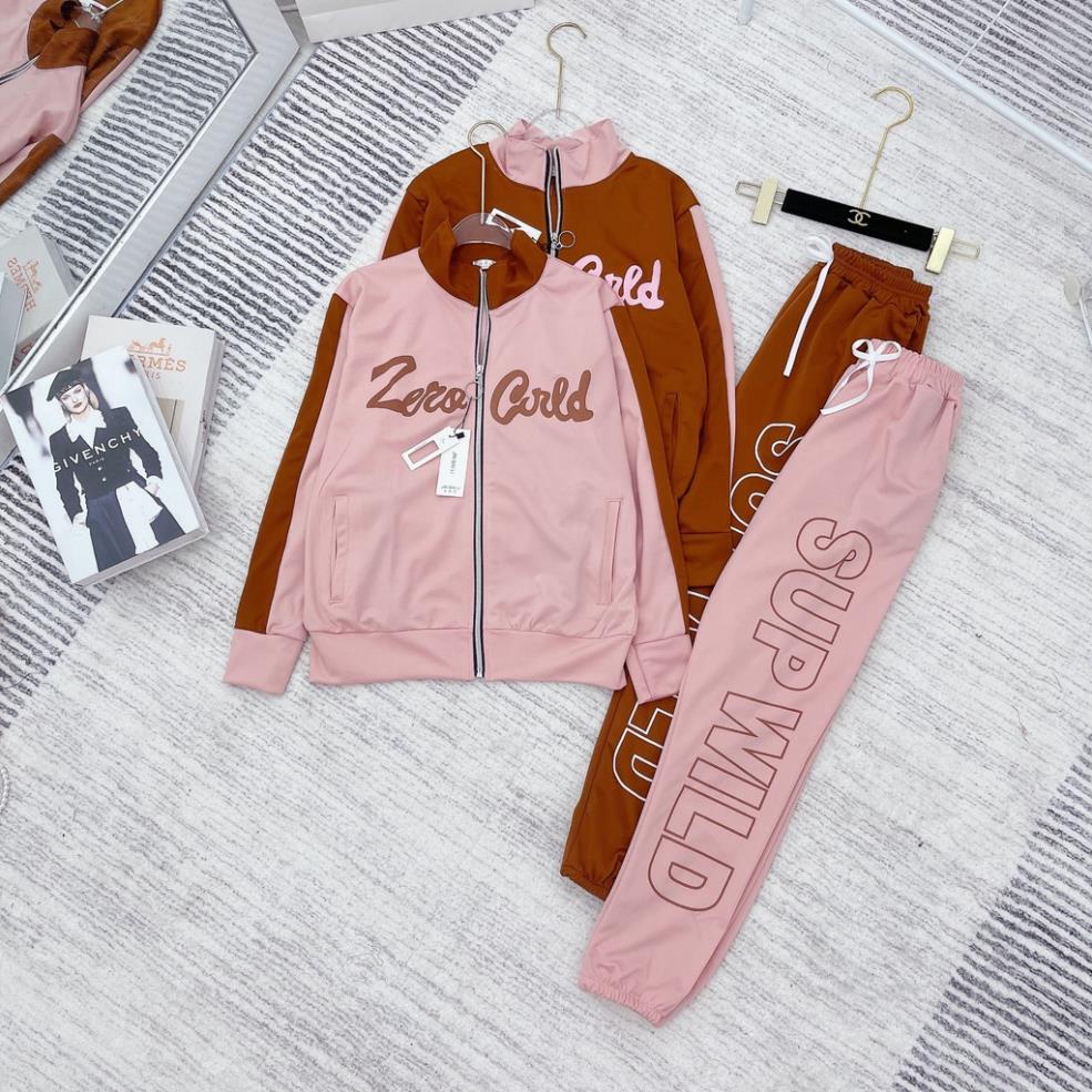 [ 𝐅𝐑𝐄𝐄 𝐒𝐇𝐈𝐏 ] BỘ CHỮ ZERO PHỐI SIÊU XINH ĐỒ BỘ NỮ THU ĐỒNG