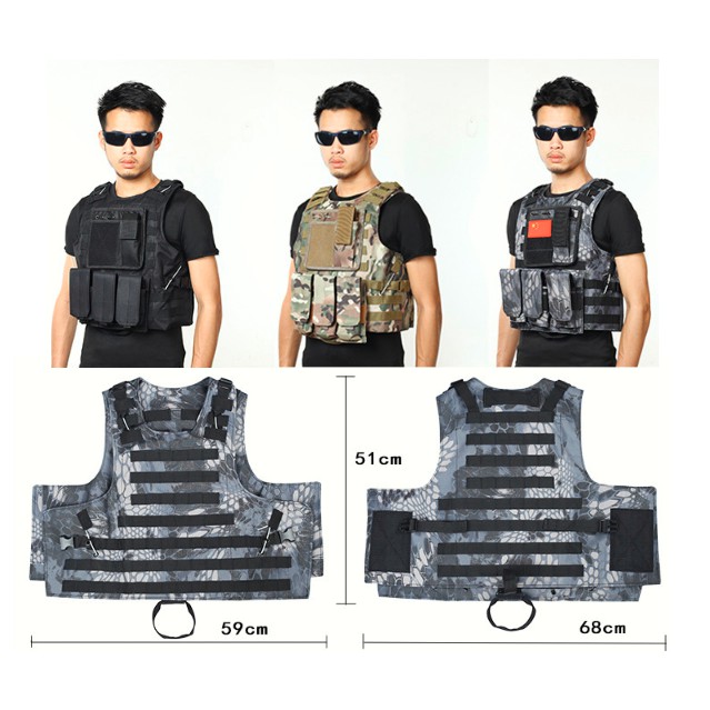 Áo Giáp Lính Đặc Nhiệm Quân Đôi - Giáp 3 PUBG - SWAT Đi Phượt, Dã Ngoại Siêu Chất