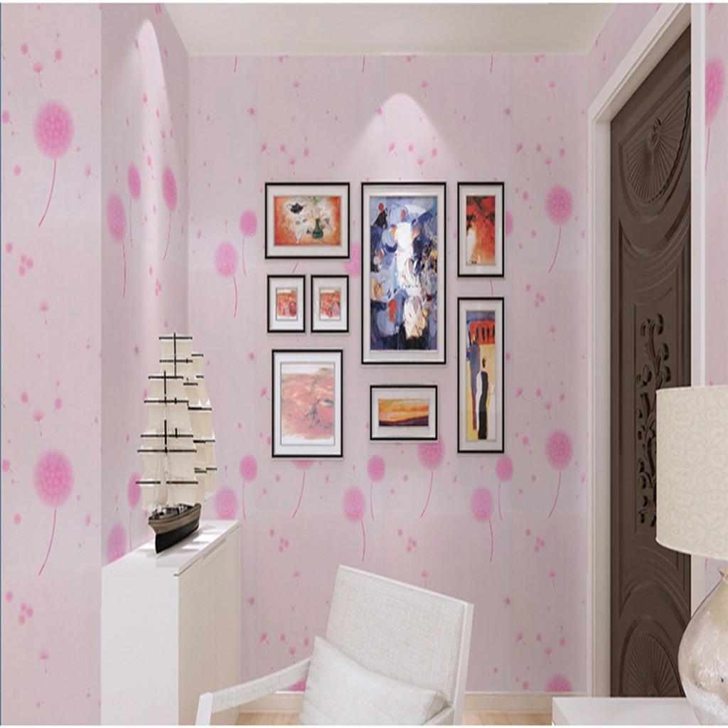 Giấy dán tường hình hoa lãng mạn có keo sẵn khổ rộng 45cm, decal giấy dán tường dễ thương - AZEVA | BigBuy360 - bigbuy360.vn