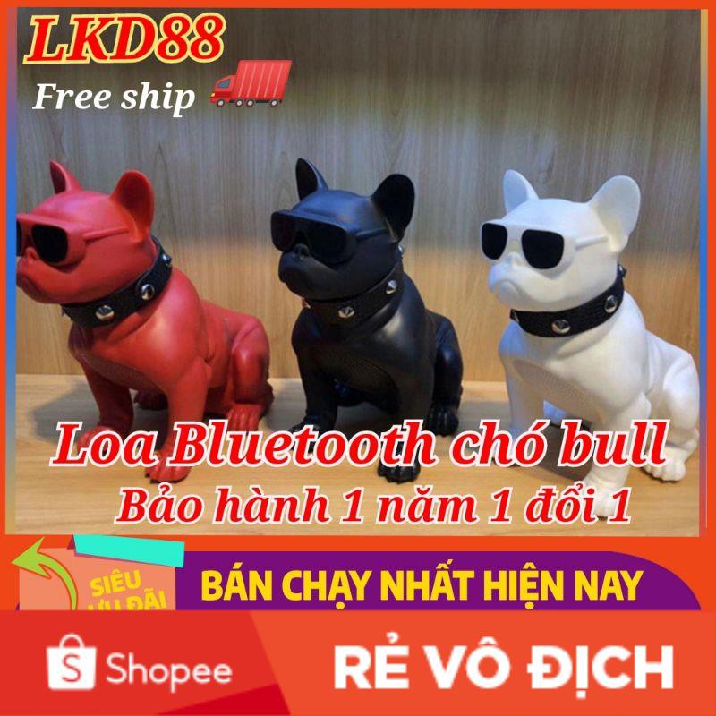 Giảm Sốc loa Bluetooth chó bull Hàng chính hãng free ship