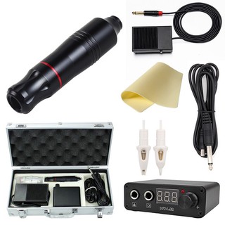 máy xăm pen đủ bộ hộp sắt