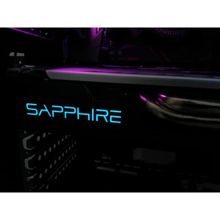 Card màn hình rx 580 4gb sapphire nitro led rgb có backplate to nạc - hàng gamer