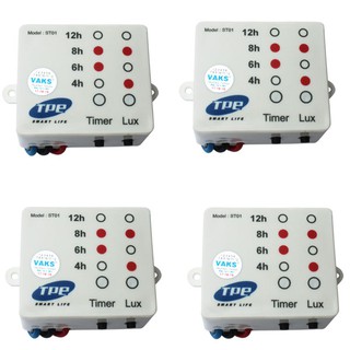 04 Công Tắc Cảm Biến Ánh Sáng TPE ST01 - 220V, 1000W - sx tại VN (có hẹn giờ, điều chỉnh được LUX)