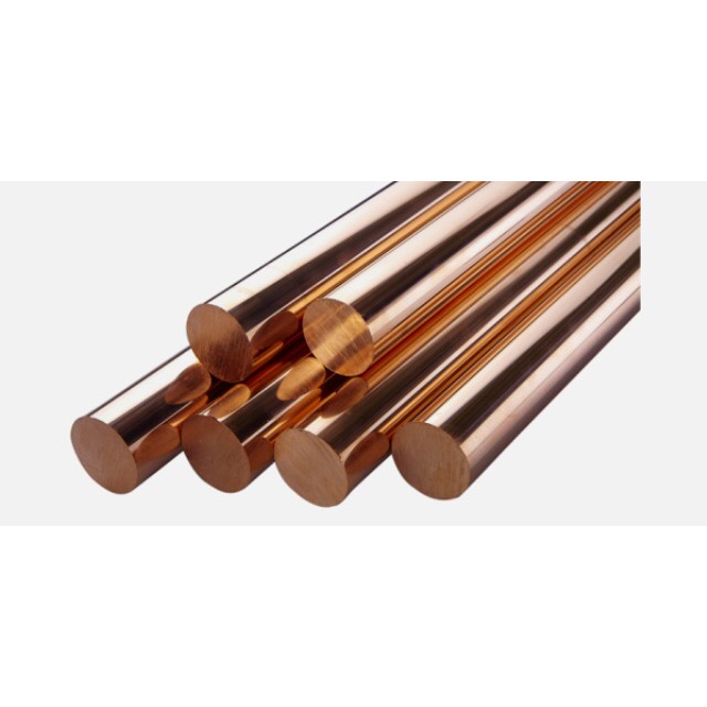 Cọc đồng đỏ tiếp địa D16 mm dài 2.4 m