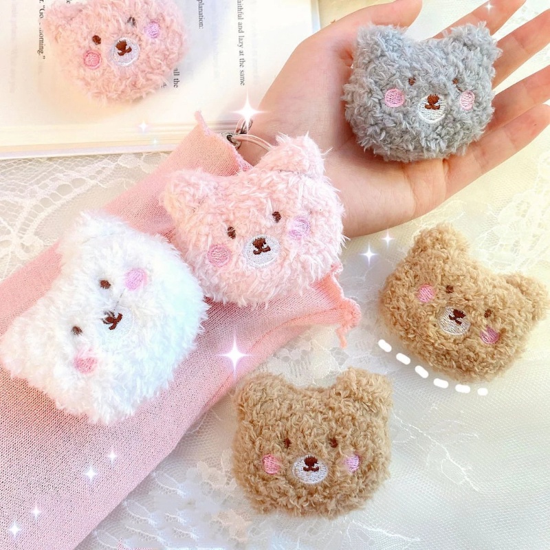 Ghim Cài Áo Hình Gấu Bông 3D Mềm Mại Dễ Thương
