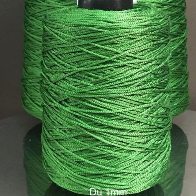 10 mét dây dù 1mm xanh lá