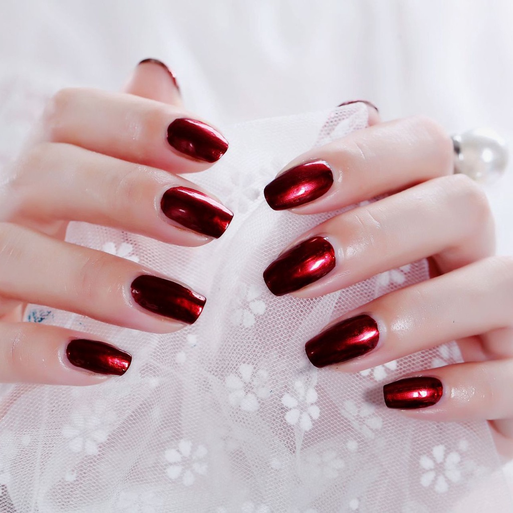 [Hàng mới về] Sơn móng tay hiệu ứng ánh kim nhanh khô 20ml