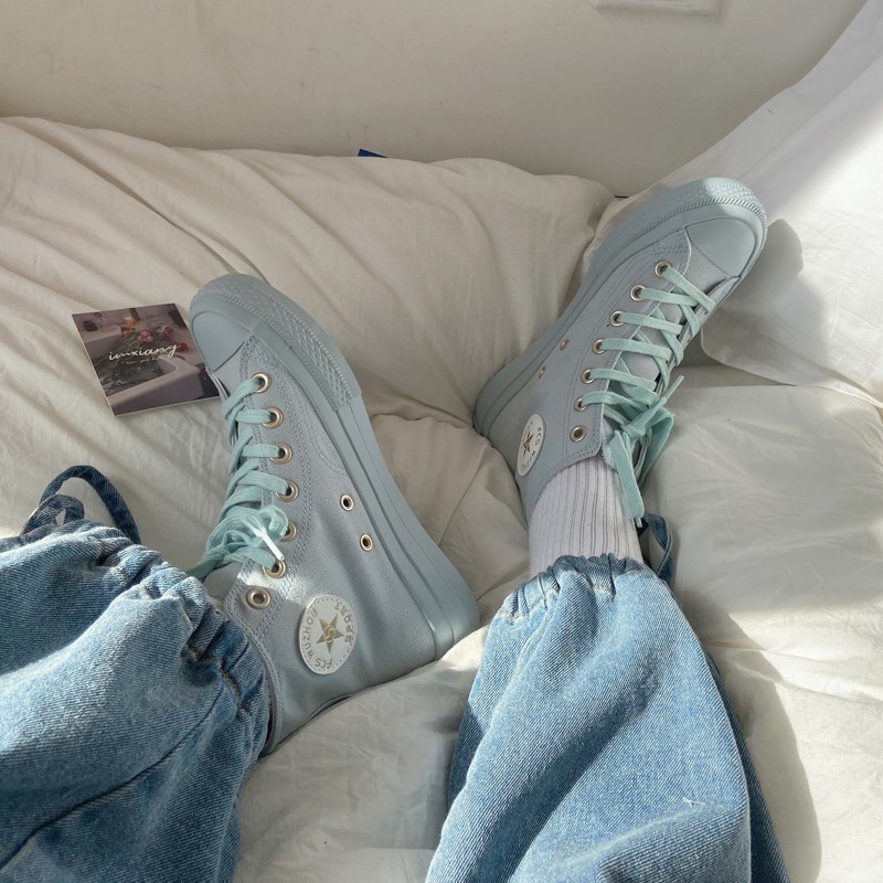 bỏ (HÀNG ORDER) Giày sneaker dáng converse phong cách ulzzang Hàn Quốc
