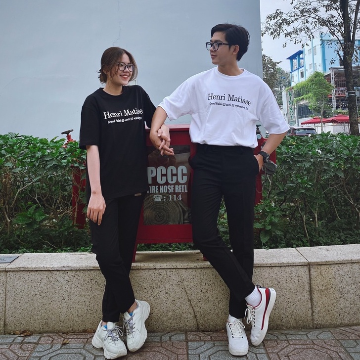 RYAN- Áo đôi unisex local brand phông thun nữ in phong cách Hàn Quốc form dáng rộng cotton tay ngắn
