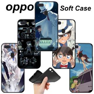Ốp mềm hình Detective Conan dành cho OPPO F11 R9 R9S R15 R17 Pro A1K F1 Plus A5 A9 2020 YX28