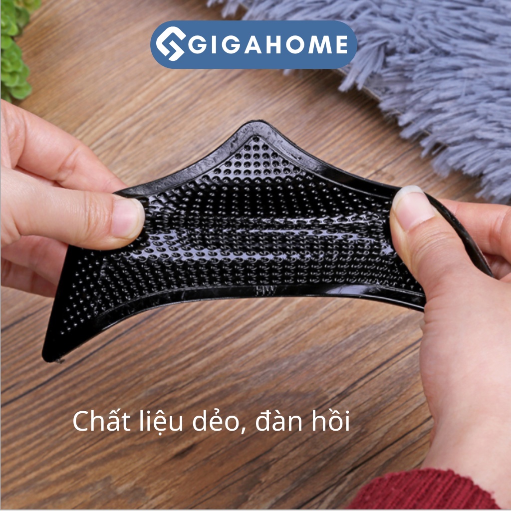 Set 4 Miếng Dán Cố Định Thảm, Lót Ghế Chống Trơn Trượt GIGAHOME Hình Tam Giác 2290
