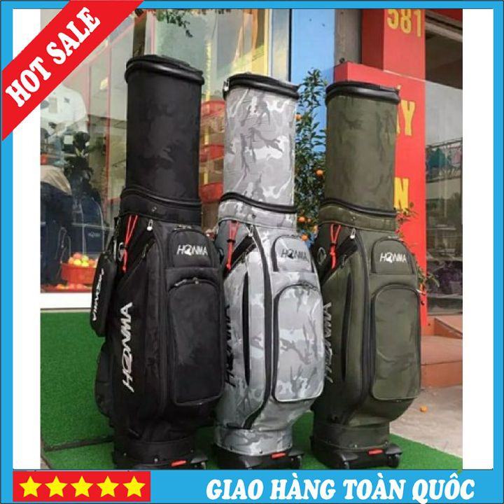 [ HOT ] Túi Đựng Gậy Golf Honma Bánh Xe Kéo - Túi Golf Honma M12