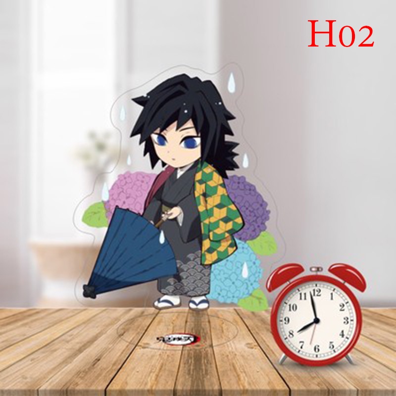 Mô hình nhân vật phim hoạt hình Demon Slayer Tanjirou Nezuko Zenitsu bằng acrylic