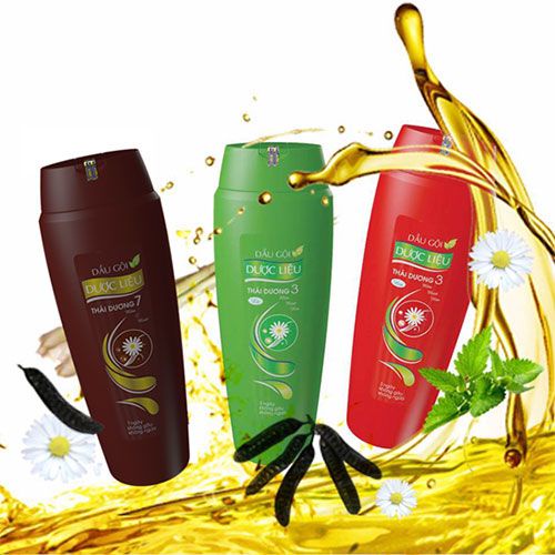 Dầu gội dược liệu Thái Dương 3 trị gàu hương hoa 200ml 100% chính hãng