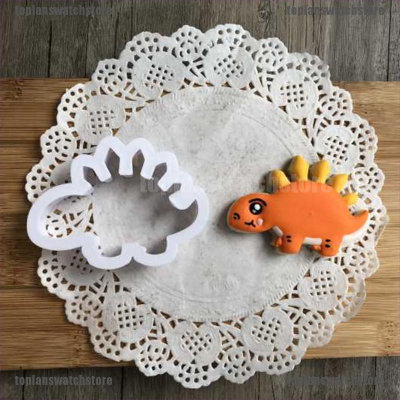 Set 8 Khuôn Nhựa Tạo Hình Khủng Long Độc Đáo Chuyên Dụng Làm Bánh Trang Trí