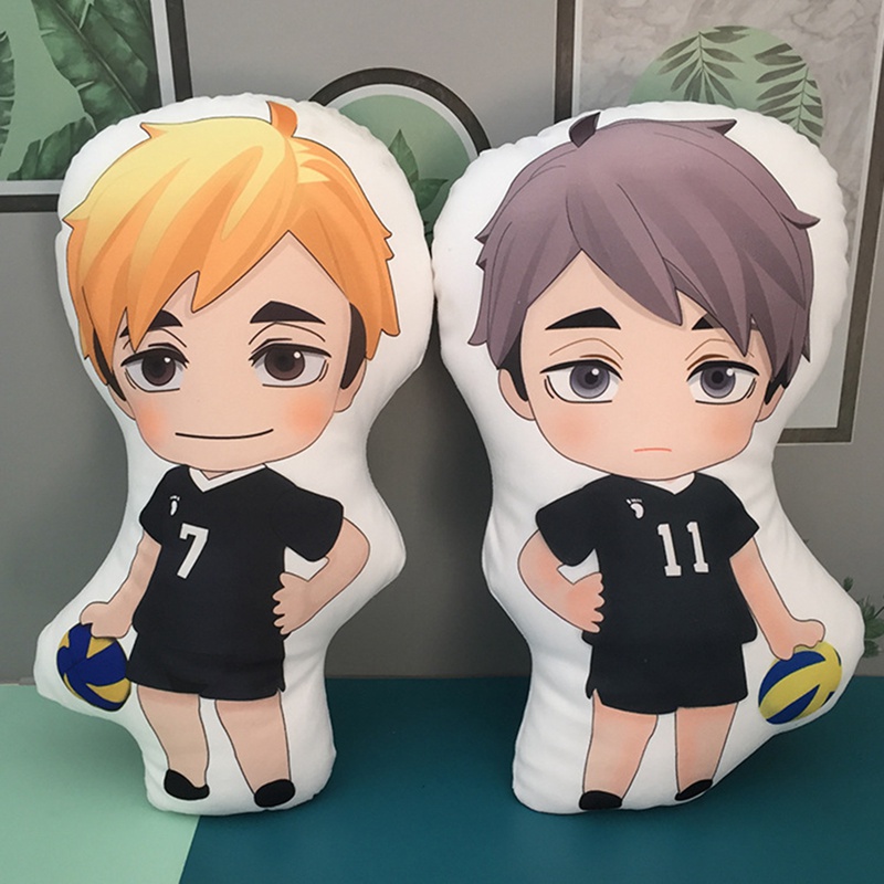 Short Plush Soft Toy Keychain Anime Volleyball Juvenile Stuffed Doll Pendant
