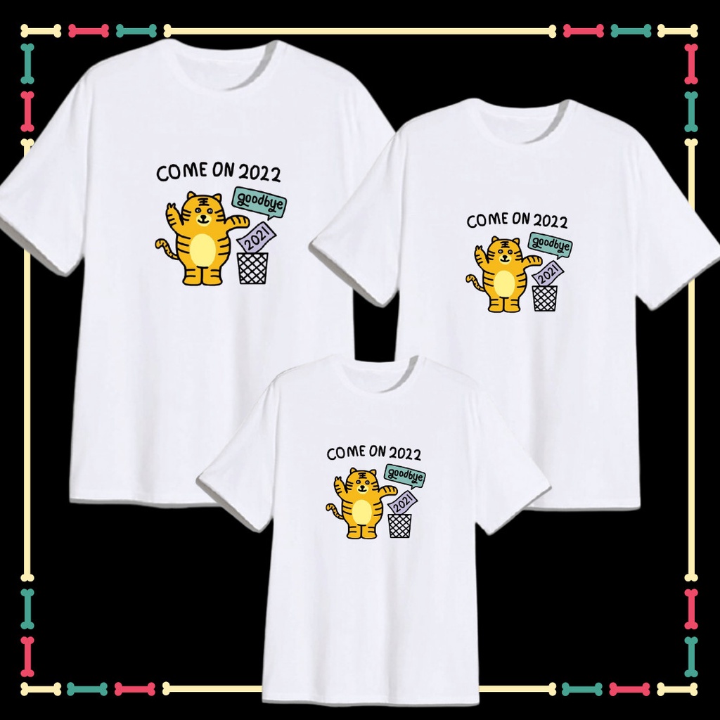 Áo Gia đình Tết 2022 năm con Cọp dễ thương