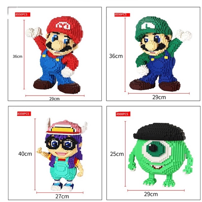 Đồ Chơi Lắp Ráp Mô Hình Lớn Sáng Tạo giải trí Nam Nữ