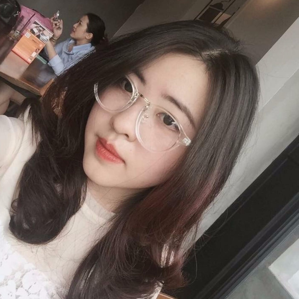 Mắt kính giả cận gọng dẻo hàn quốc - Kính cận gọng nhựa trong suốt đẹp