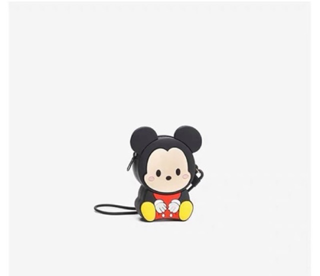 Túi chuột Mickey silicon sz mini Zara dư xịn cho bé trai và bé gái ( có dây đeo )