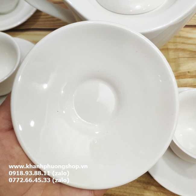 Bộ bình tách trà Anh Vũ sứ Minh Long - bộ bình tách trà Anh Vũ gốm sứ minh long