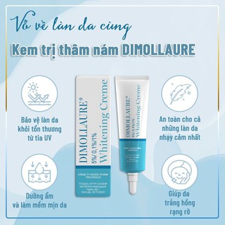 Dimollaure Kem Bôi Nám - Tàn Nhang, Dưỡng Da