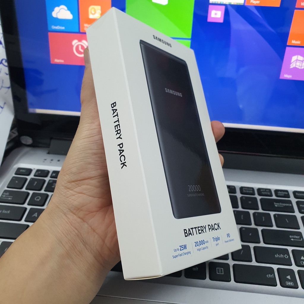 Pin Dự Phòng Siêu Nhanh 25W EB-P5300 Dung Lượng 20.000mAh Chính Hãng Samsung, Fullbox, Nguyên Seal, Bảo Hành Hãng