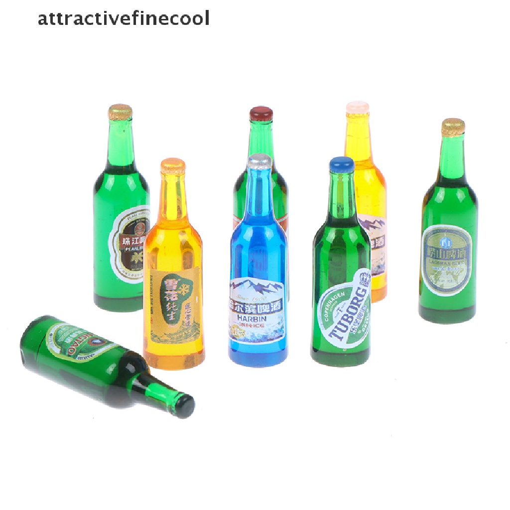 Set 4 Mô Hình Chai Bia 1: 12 Trang Trí Nhà Búp Bê