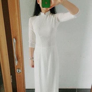 Áo dài trắng 4 tà đã qua sử dụng