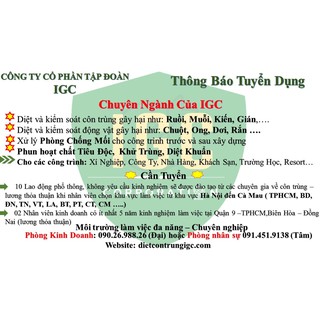 CHẾ PHẨM  DIỆT MỐI PMC 90DP chai 100gram