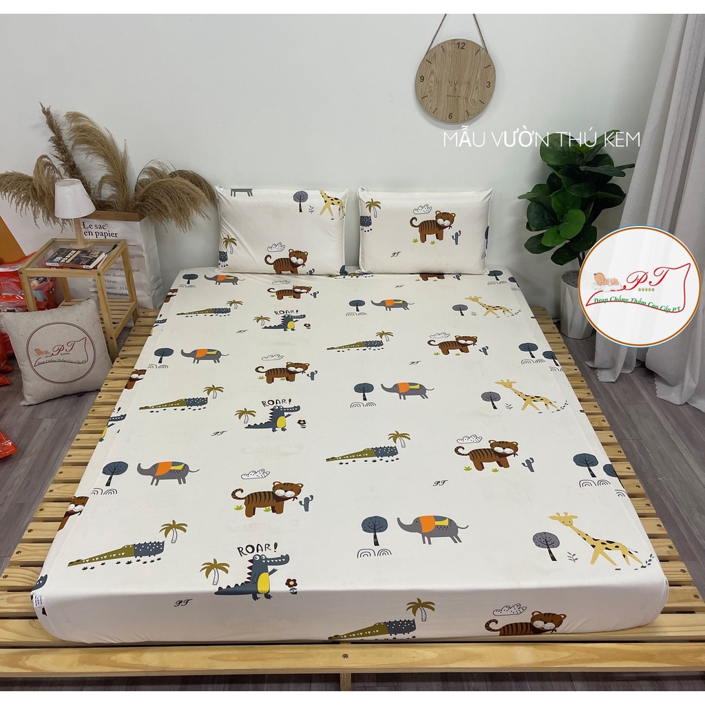 Ga Chống Thấm PT Lụa Organic Siêu Mềm Mượt Mát Mịn Cho Bé
