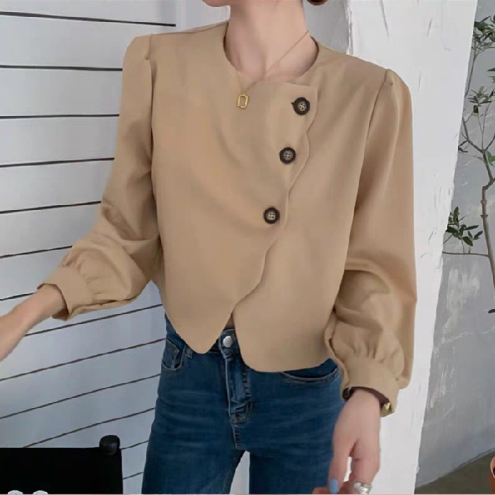 Aó sơ mi nữ kiểu Hàn Quốc đẹp dễ thương ulzzang tay dài bigsize form rộng đẹp kiểu công sở M-8