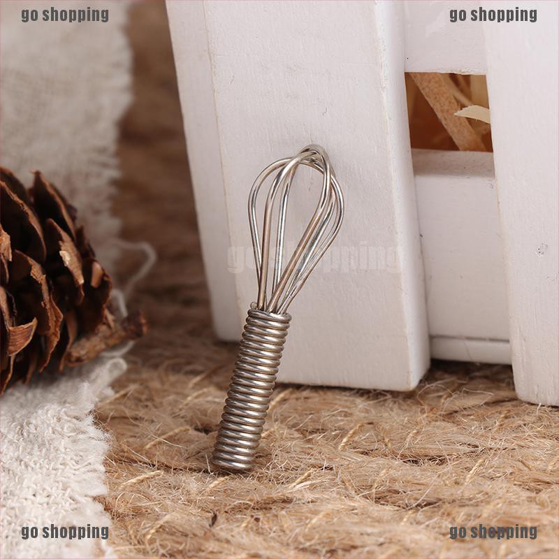 {go shopping}1:12 Dollhouse mini alloy egg whisk simulation kitchen kitchenware model toys