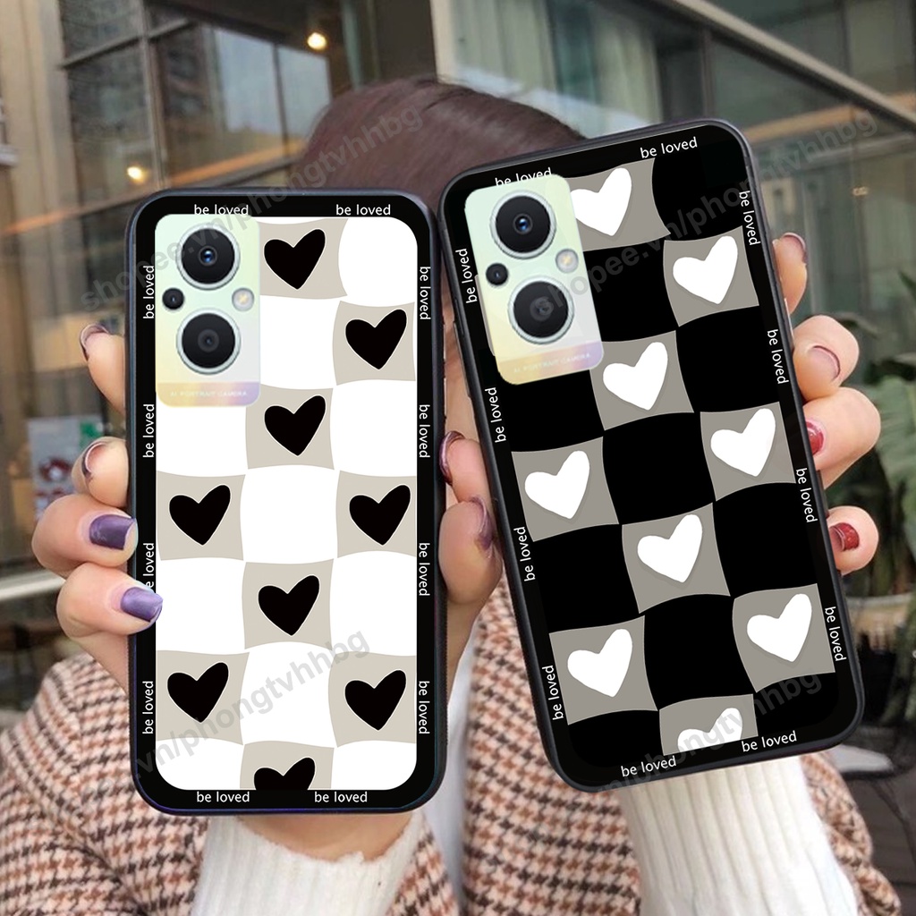 Ốp lưng Oppo Reno7 /  Reno 7Z 5G / Reno 7  ốp họa tiết trái tim caro, chuột mikey thể thao cực đẹp cute cực bền bỉ