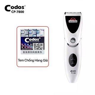 Tông Đơ Cắt Tỉa Thú Cưng | CODOS CP-7800 | Bảo Hành Chính Hãng 1 Năm | Pets Store