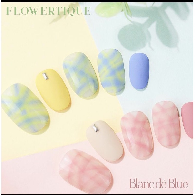 ♻️Freeship - Chính hãng ♻️ Sơn gel cao cấp Hàn Quốc Blanc dé blue collection Flowertique tách set ( giá lẻ 1 chai)