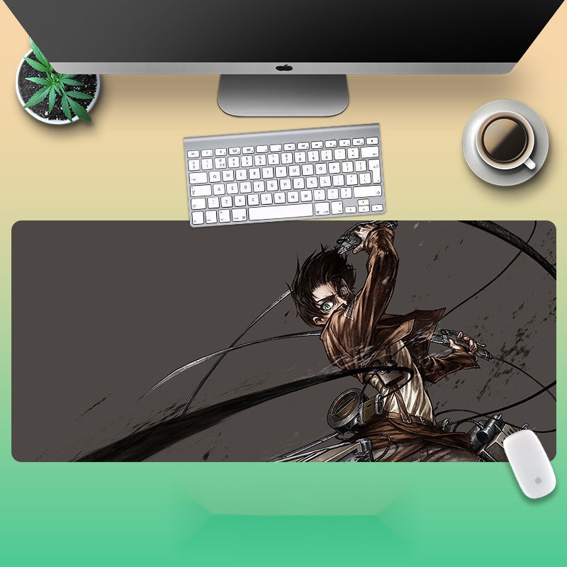 Attack On Titan anime pad chuột lớn Miếng Lót Chuột, Bàn Di Chuột