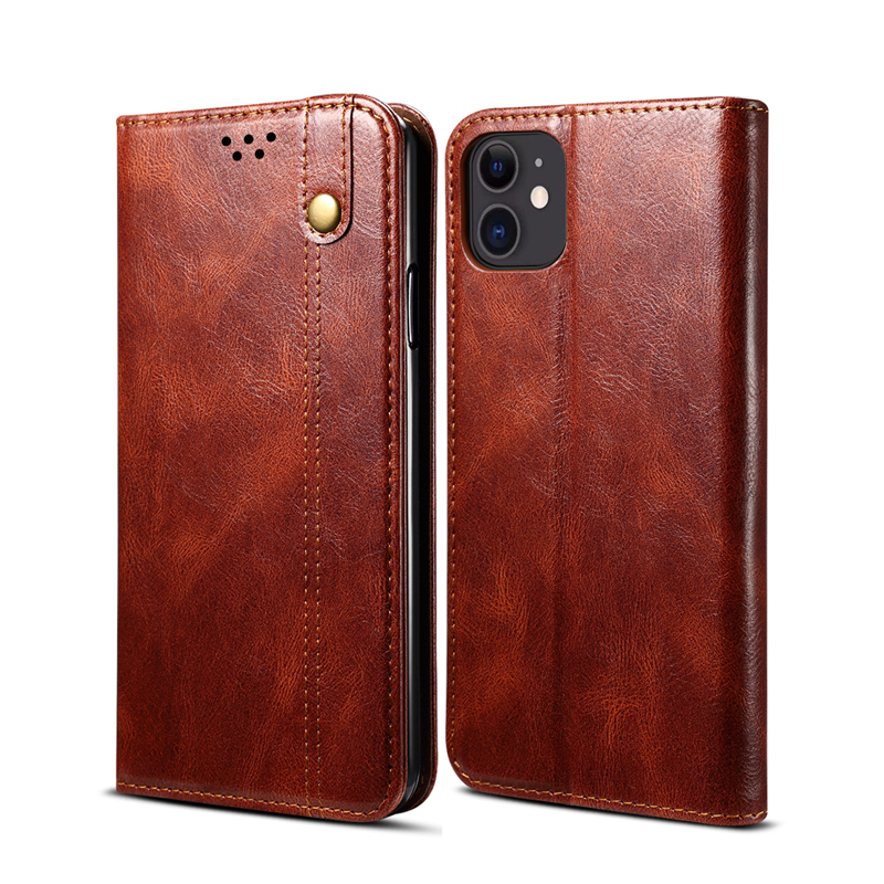 Bao da điện thoại gập nam châm phong cách retro thích hợp cho Iphone14 13 12 Mini 11 Pro Xs Max Xr I8 I7 I6 6s Plus Se 2020
