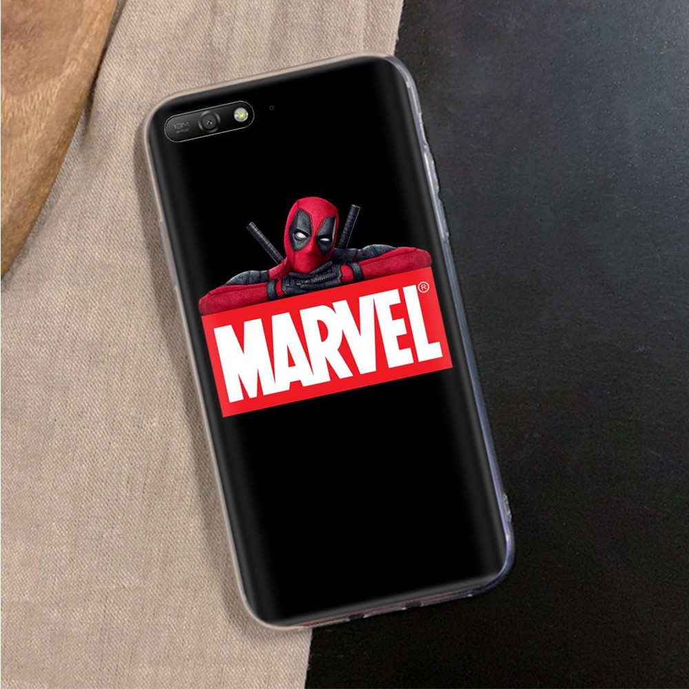 Ốp điện thoại trong suốt in hình Marvel Avengers cho Lg G6 G7 G8 Thinq V20 V30 V30S V35 V40 V50 V50S V60
