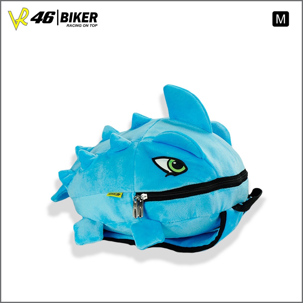 Cặp tắc kè, khủng long mini size nhí cho bé vải nhung màu xanh dương êm mịn - mẫu balo cho bé khoảng 2-7 tuổi